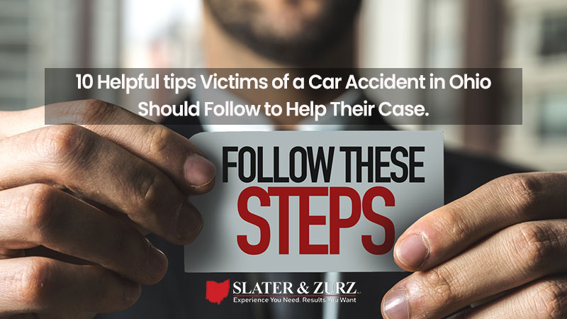 10 Helpful tips for Victims of a Car Accident in Ohio